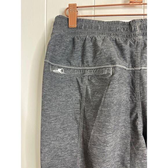 Lululemon Step Lively Crop Heathered Texture Printed Deep Coal Size 6 - Picture 6 of 7